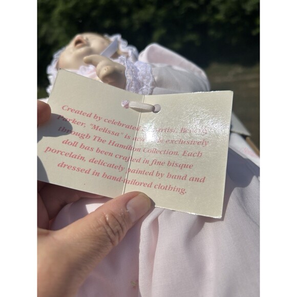 "MELISSA" By Beverly Parker - Hamilton CO. 20" Porcelain BABY Doll New - Picture 7 of 15